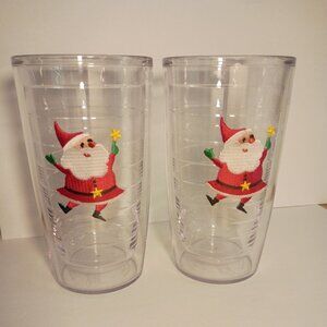 Glassware, Tervis Tumbler, Christmas, Set of 2, 16oz